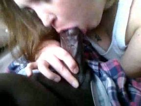 BBW student chick from my group sucks my 11 inch long BBC