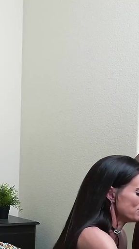 Brunette MILF Sofie Marie Rides Hard BBC After Oral Sex