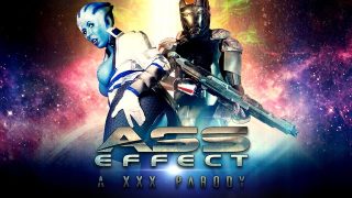 Cosplay gái chắc bị đập trong Mass Effect XXX Parody