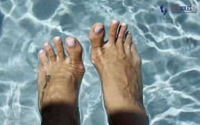 Ukrainian Goddess&#039;s Sexy Feet by the Pool