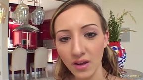 Queen Tiffany Holiday's ass&#x1F351; devoured by dual cocks in nasty DP gangbang
