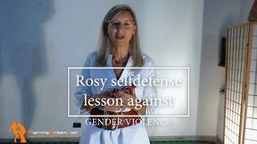 Rosy selfdefense lesson against gender vi