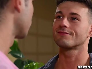 Bareback threesome with Ryder Owens, Trevor Harris and Vincent