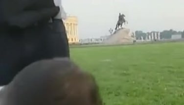 Bride fuck in public after wedding