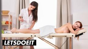 Sapphic Massage Seduction Ends in Ecstasy