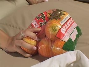 Perfect blonde whore pounded in both holes