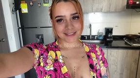 Striptease by a latin red head sexy latina