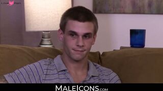 MaleIcons.com - Bearded daddy's big dick invasion of a tight twink ass