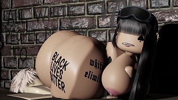 Latina In Back Alley