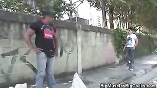 Fiesty Muscular Wolves Poolside