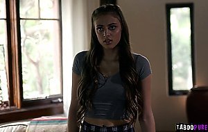 Stepdad punishes his naughty stepdaughter fucking her butthole