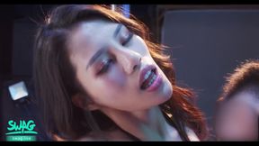 Fucking an Asian Pole Dancer with a Creampie