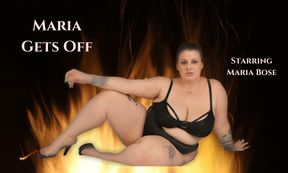 Maria Gets Off - Big Tits Bbw Solo Masturbation With Maria Bose