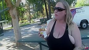 Plump Bulky Bbw Woman Sienna Hills With Massive Natural Bazookas Pick Up And Talk To Interracial Casting Screw
