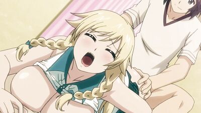 Watch this blonde babe with massive boobs and a tight ass take on a massive cock in uncensored hentai action!