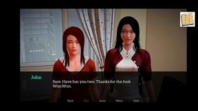Redheaded Teen Seduces Her New Step-Family in Ecchi Anime Adventure