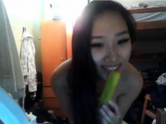 WHOA Asian Teen Huge Tits Slim Body Perfect Nips on Cam FMJ
