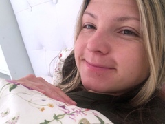 Blonde teen solo stripdance