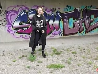 GERMAN SCOUT - Crazy German Tattoo Model Lisa Rocketcock Pickup for Casting Fuck