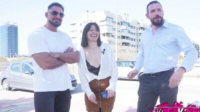 Sandra V has ALL her holes filled. Today you're going full!