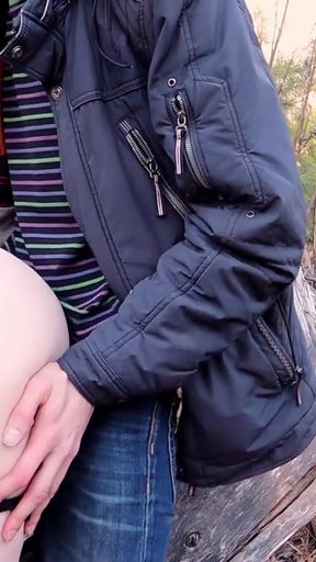 A Stranger Caught Me Masturbating In The Woods And Fucked Me!   Clip 1