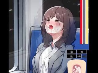 [Gameplay] Using the magic masturbator on Office Lady in educate Manga Game
