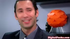 Pornstar Anikka Albrite fucked at a posh party