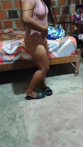 MASTURBATING MY ASS ALONE thinking about dick