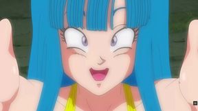 Blonde Teen Maron Fucks Old Pervert Master Roshi for Rough Anal Creampie