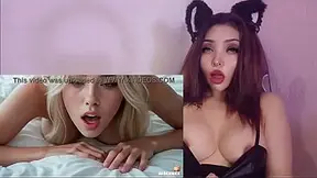 Having her first anal experience with my blonde stepsister - Masturbating with AI