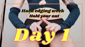 NO NUT till the end of the week: DAY ONE