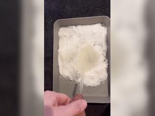 Pissing on Fake Snow