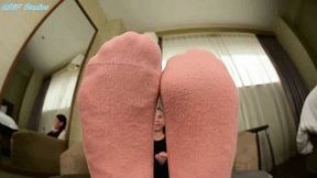 Asian GILF running socks - MP4
