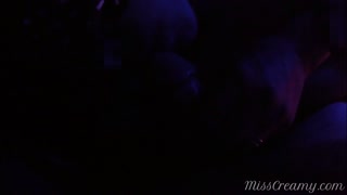 Hot French milf sucks cock and anal sex in night club in front of strangers - MissCreamy