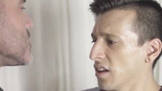 MyCreepyDad.com - Handsome stepdad's hardcore raw fucking of jock stepson post-blowjo