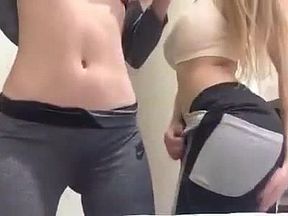 beautiful russian lesbians playing with boobies