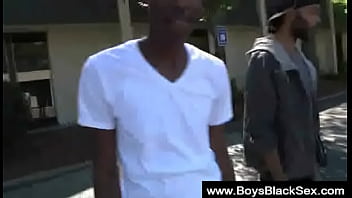 Blacks Thugs Breaking Down Hard Sissy White Boys 08