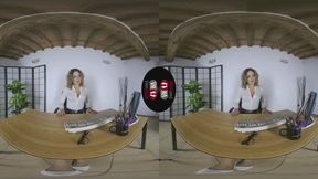 Blonde Lady Maat’s Sensual Office Escape - 4K