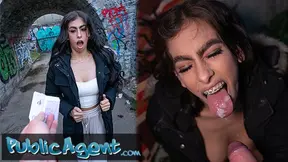 Public Sex Sexy Colombian babe sucks and fucks in public place