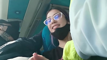 Katty Blake sucks cock&#x1F346;, gets rode on Colombia bus to Pe&#x00F1;&#x00F3;n de Guatapec