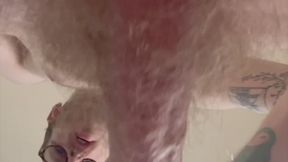 Orange Stroker Cumshot