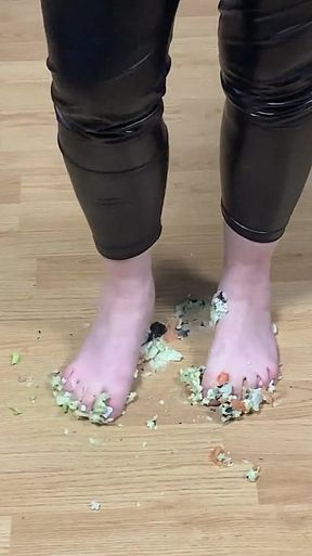 He Takes His Meal Thanks to My Feet...