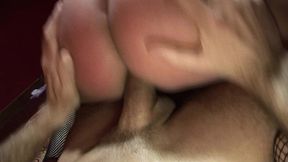 alexis silver gets fucked in the asshole by two men in uniform