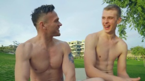 SeanCody: Blond hair Mick being pounded by big dick Sean