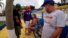 TRANSEI COM OS PEDREIROS DO SITIO