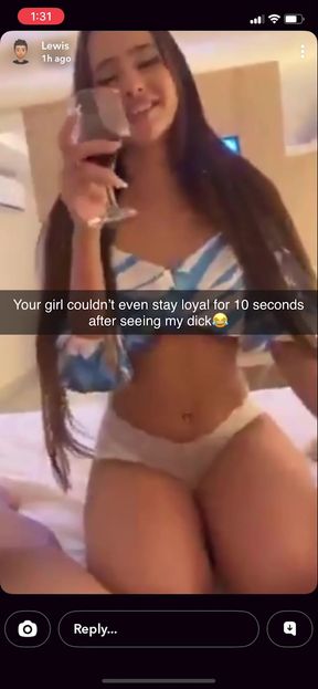 Cheating wife's sissy cuckold husband gets a surprise caption