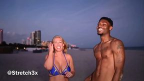 Mellanie Monroe gets stretched in Miami