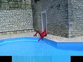 Latex Masturbation Dildo