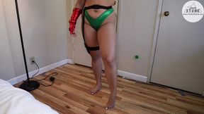 Thick Asian GF Jasmine Teaa dressed as Cammy from Street Fighter gives deepthroat and rides cock