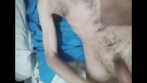 In my bed, masturbation and pre cum sound